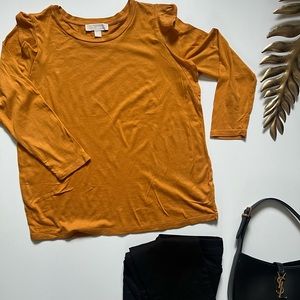 Yellow  michael  kors blouse